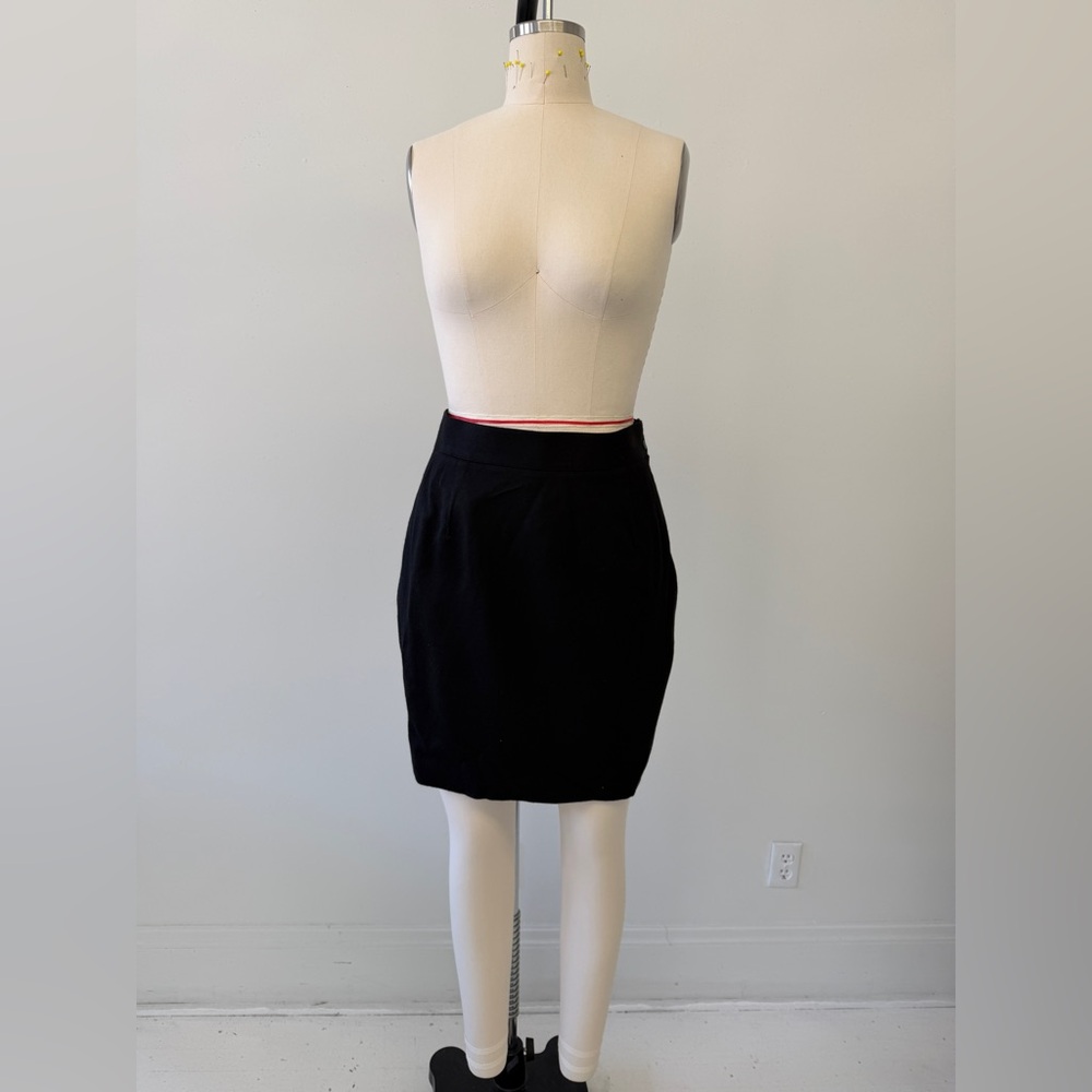Elegant Black Mugler Women's Skirt